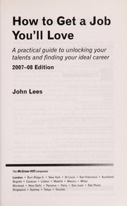 How to get a job you'll love
