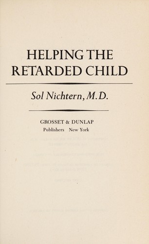 Helping the retarded child