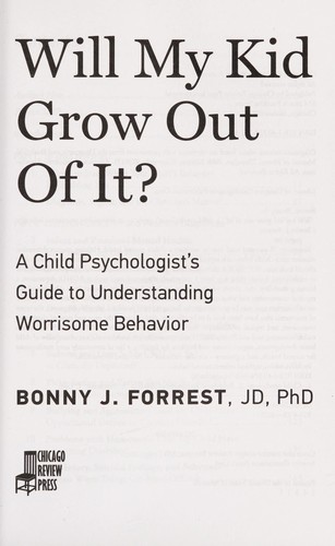 Will my kid grow out of it?