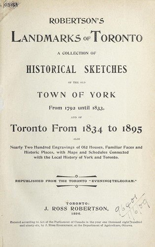 Landmarks of Toronto