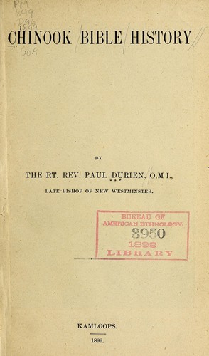 Chinook Bible history