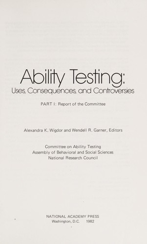 Ability Testing