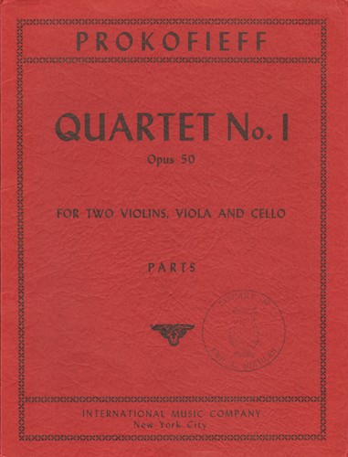 Quartet No. 1, Op. 50
