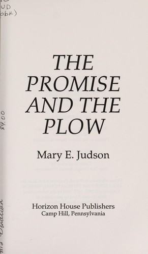The promise and the plow