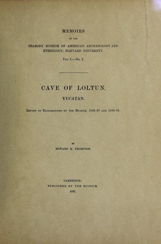 Cave of Loltun, Yucatan