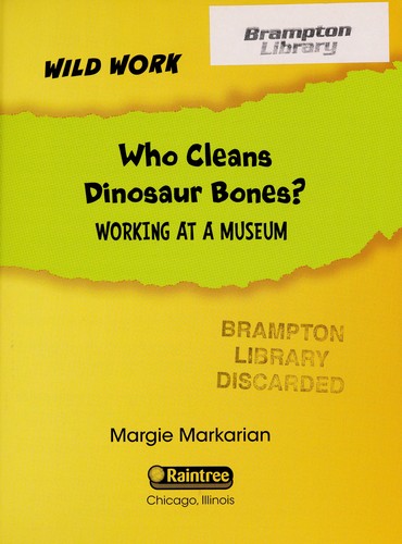 Who cleans dinosaur bones?