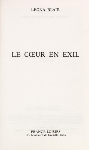 Le coeur en exil