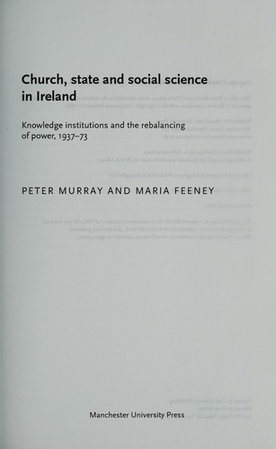 Church, state and social science in Ireland