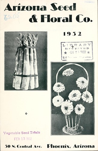 Arizona Seed & Floral Company, 1932