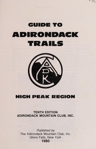 Guide to Adirondack trails