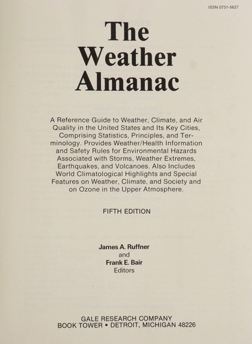 The weather almanac