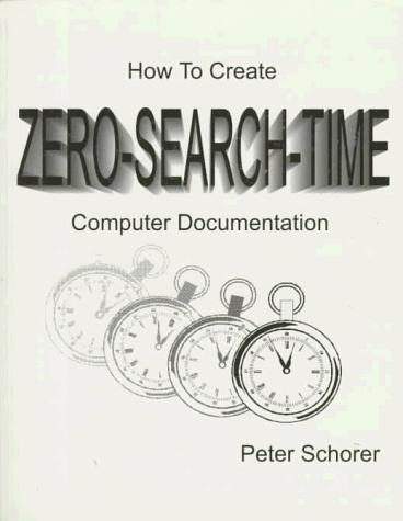 How to create zero-search-time computer documentation
