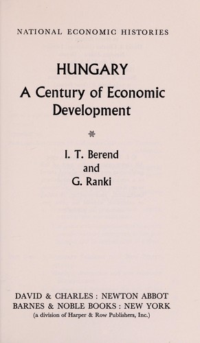 Hungary; a century of economic development