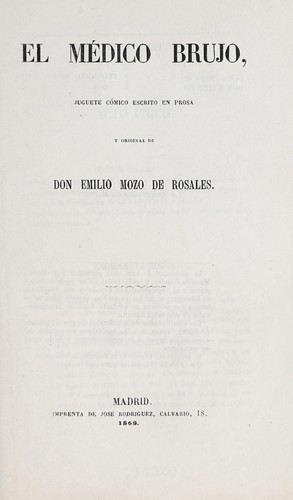 El médico brujo