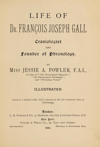 Life of Dr. Franc̦ois Joseph Gall