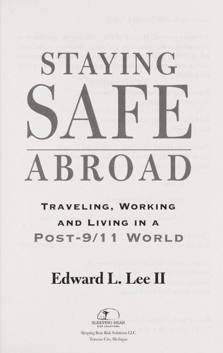 Staying safe abroad