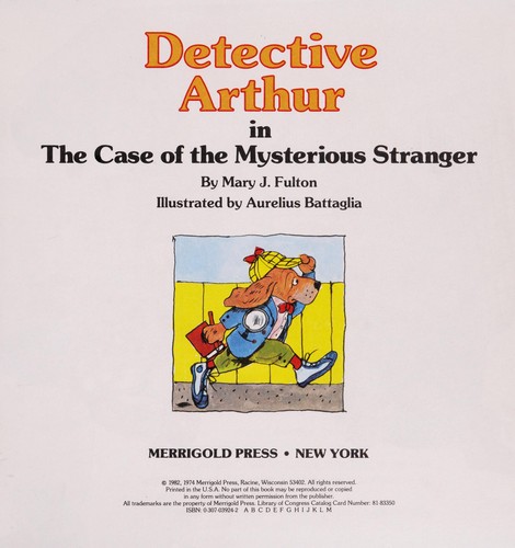 Detective Arthur in the case of the mysterious stranger