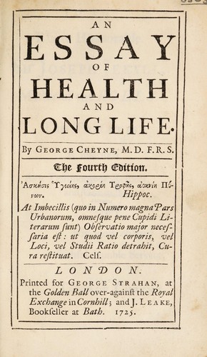 An essay of health and long life