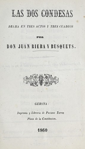 Las dos condesas