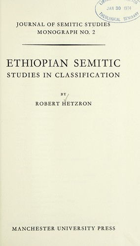 Ethiopian Semitic