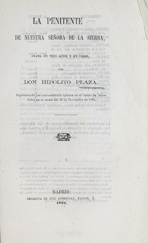 La penitente de Nuestra Señora de la Sierra