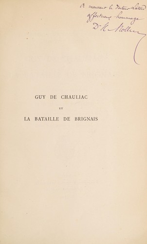Guy de Chauliac et la bataille de Brignais