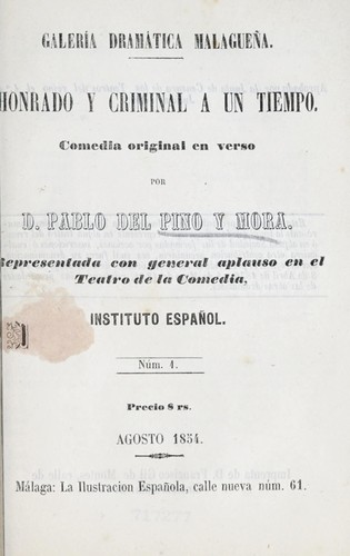 Honrado y criminal a un tiempo