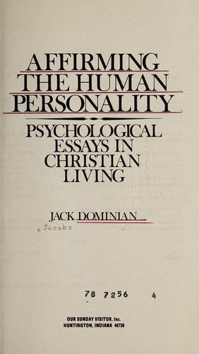 Affirming the human personality