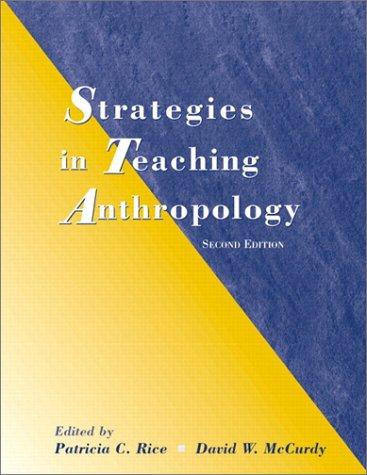 Strategies in teaching anthropology
