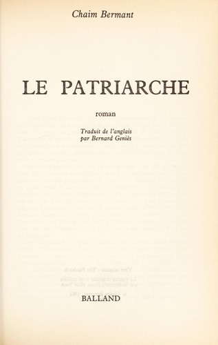 Le patriarche