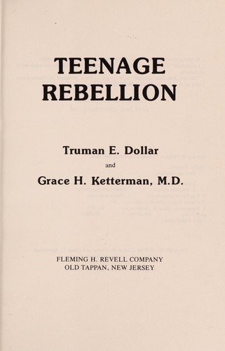 Teenage rebellion