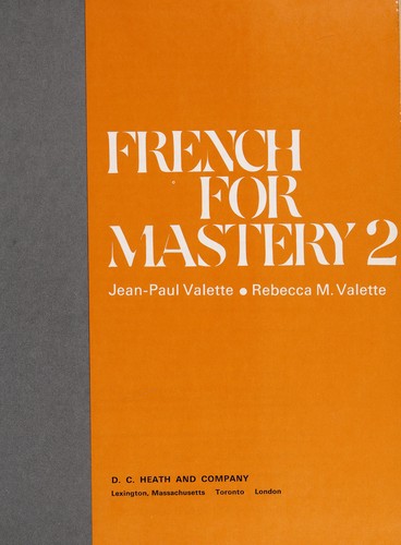 French for Mastery 2