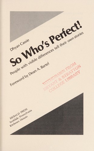 So who's perfect!