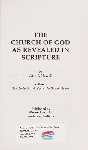 The Church of God As Revealed in Scripture