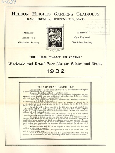 "Bulbs that bloom"