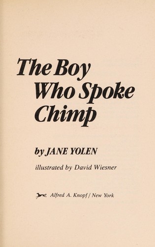 The boy who spoke chimp
