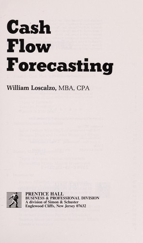 Cash flow forecasting