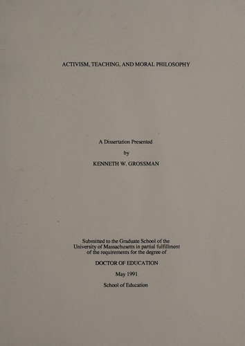 Activism, teaching, and moral philosophy