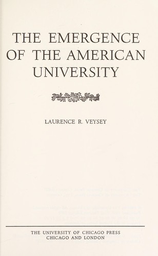 The emergence of the American University