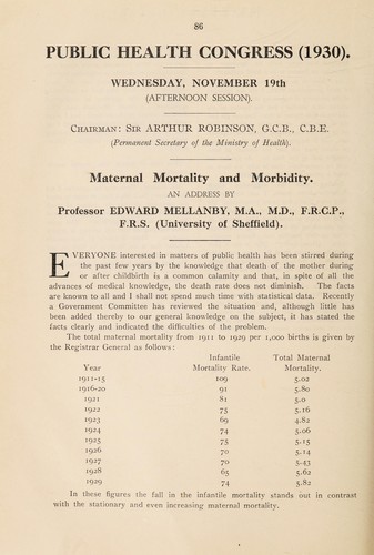 Maternal mortality and morbidity