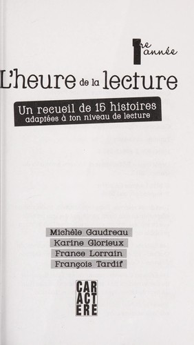 L'heure de la lecture