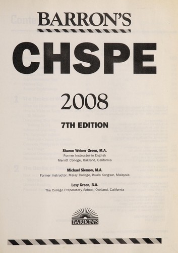 CHSPE 2008