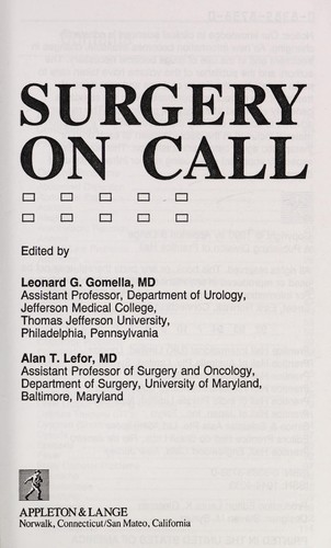Surgery on Call
