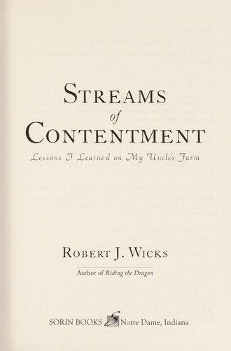 Streams of contentment