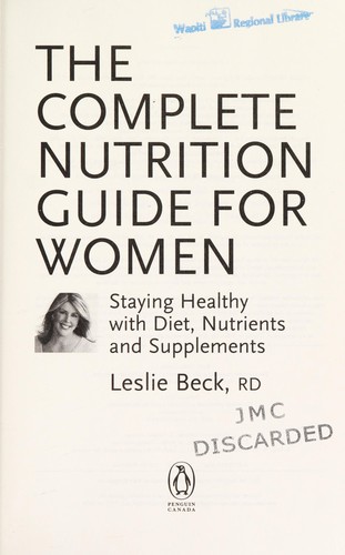 The complete nutrition guide for women
