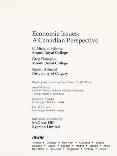 Economic issues