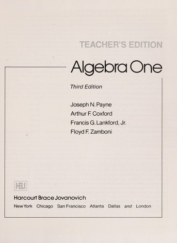 Algebra One