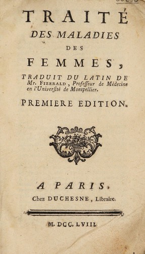 Traité des maladies des femmes