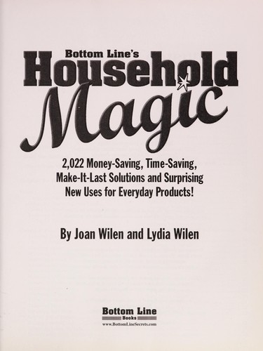 Bottom Line's household magic