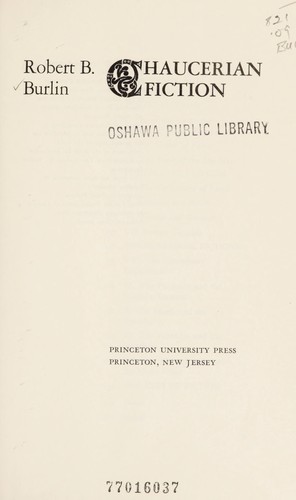 Chaucerian fiction